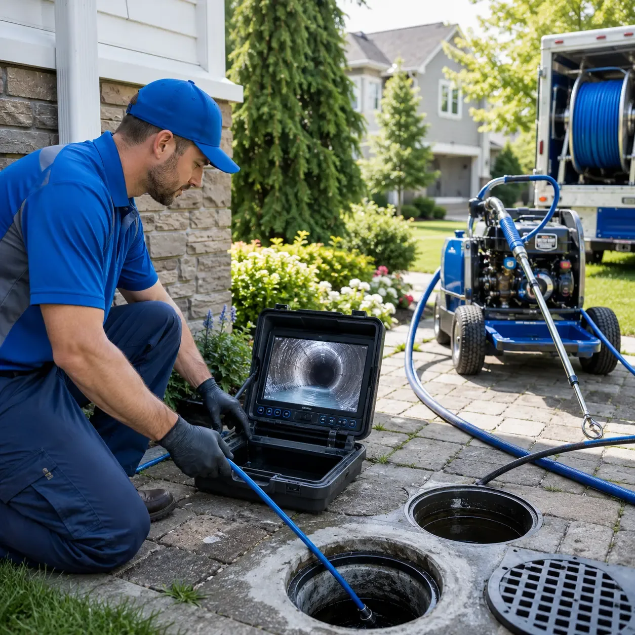 Outdoor drain cleaning professionals serving Pennington, TX